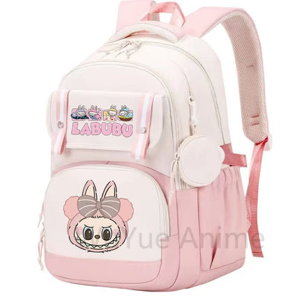 Cute Printed Backpack Teenager Student Shcoolbag Bookbag Knapsack Girl with Coin Purse Casual Bag Men Women Laptop Bag Mochila