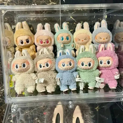 Anime Figure Nabubu Blind Box Have A Seat Series Pendant Flocking Model Toy Kawaii Monster Replica Keychain Toy Christmas Gift