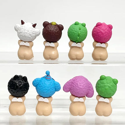 Labubu Car Mounted Labubu Handmade Doll Blind Box Trendy Play Super Cute Birthday Gift Girl Desktop Pendant
