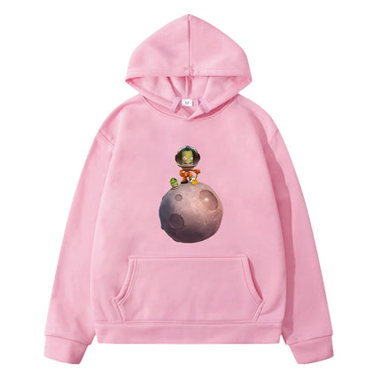 Kerbal Space Program Hoodie Cute Graphic Printing Game Sweatshirts Long Sleeve Children Boys and Girls Hoody Kawaii Casual Tops