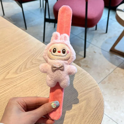 2025 New Cute Plush Pop Ring Bracelet Cartoon Doll Girlfriend Couple Bracelet Creative Gift for Women