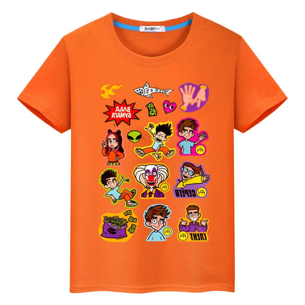 Влад Бумага А4 Print 100% Cotton T-shirt anime Tees Merch A4 pride tshirt Kawaii Short boys Tops y2k one piece kids clothes girl