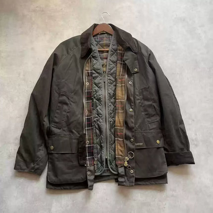 Bar SL Ashby Barbour windbreaker waxed jacket waxed slim coat Limited
