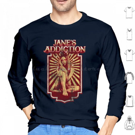 Janes Addiction Hoodie cotton Long Sleeve Crackerman Janes Addiction Janes Addiction Janes Addiction Sale Band Perry