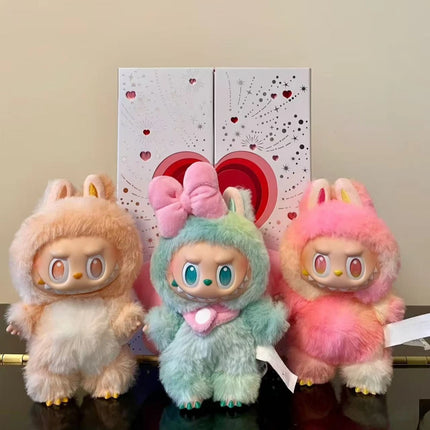 Kwaii Figure For Bubu V3 The Monster Blind Box Big Into Energey And Macaron Vinyl Face Base Serie Monster Keychain Surprise Gift