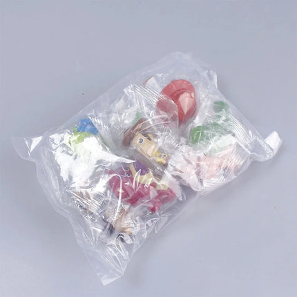 8pcs-Anime Figures Toy Story 4 Woody Buzz Lightyear 5cm Q Version Action Mini Dolls Kids Toys Model for Children Christmas Gift