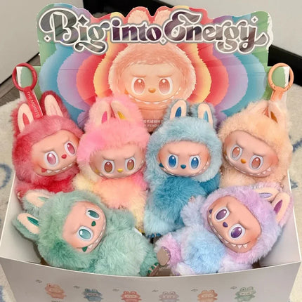 New For Labubu V3 The Monsters Big Into Energy Series Vinyl Pendant Blind Box Kawaii Face Doll Keychain Decor Gift