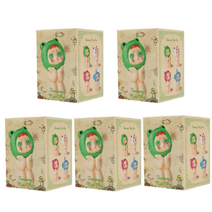 Labubu Car Mounted Labubu Handmade Doll Blind Box Trendy Play Super Cute Birthday Gift Girl Desktop Pendant