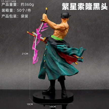 One Piece Handmade Model Anime Figure Character Series Surrounding Decorative Ornaments Roronoa Zoro Toy
