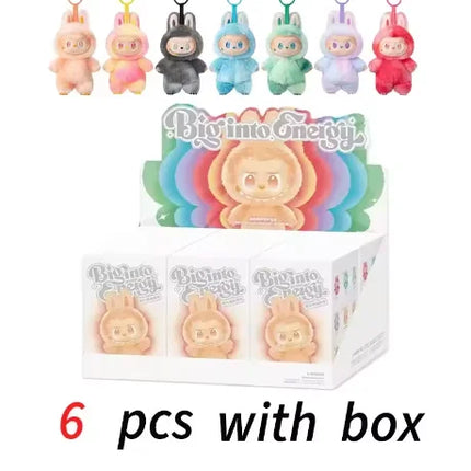 High Quality Cute For Labubu Monsters The Blind Box Toys Cardiac Macarone Kawai Guess Bag Figure Model Kids Gift Replica Goods