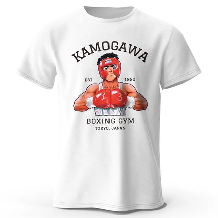 KBG Hajime No Ippo Printed Pure Cotton Vintage GYM Men's T-Shirt For Men Women Tops