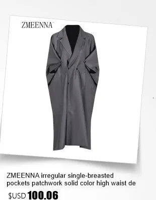 ZMEENNA 2025 Blue Denim Jacket For Women Long Sleeve Button Up Casual Top With Pockets Stylish Fashionable Trendy ZM699