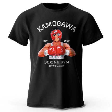 KBG Hajime No Ippo Printed Pure Cotton Vintage GYM Men's T-Shirt For Men Women Tops