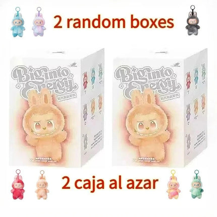 Labubu Exciting Blind Box Action Anime Figures 17cm Cute Mysterious Box Pvc Doll And Hobbies Ornaments Monsters Vinyl Face Doll