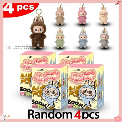 For Labubu V3 V2 Monsters Big Into Energy Series Vinyl Pendant Blind Box Figurine Tabletop Ornament Kawaii Doll Birthday Gifts