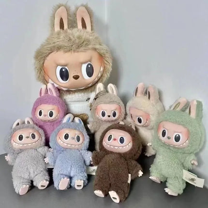 POP MART LABUBU Rab plush doll clothes vinyl doll macaron blind box pendant