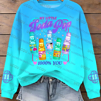 KPop Demon Hunters Sweatshirt  Autumn Winter Sport Hooded KPop Demon Hunters Fashion Casual Round Collar Y2K Cosplay Clothing
