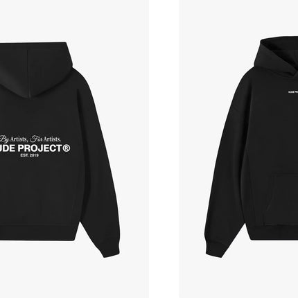 NUDE Men HOODIE Pure Cotton Hip-hop Retro Singer HOODIE  American Crew Neck Plus Size 100% Cotton Summer Sports Leisure Pockets