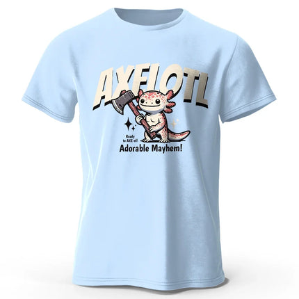 100% Cotton Playful Cartoon Animals Tee - Hand-drawn Adorable Creatures Design with Ultra Soft Fabric for Daily Casual
