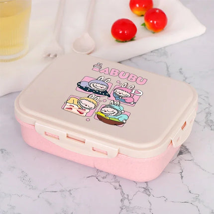 Lunch Bag Cartoon Crystal Sticker Warming Box Portable Outdoor Picnic Food Storage Bags Large Capacity Bento Boxs Gifts