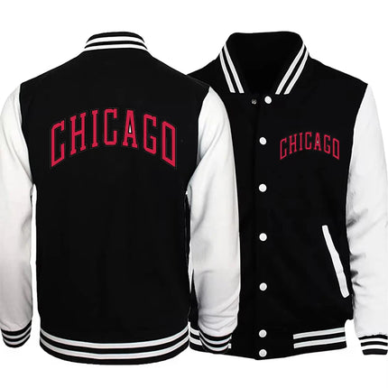 Los Angeles, California Brooklyn USA City Retro Letter Mens Women Clothes Fashion Baseball Outdoor Biker Travel Coat Jacket