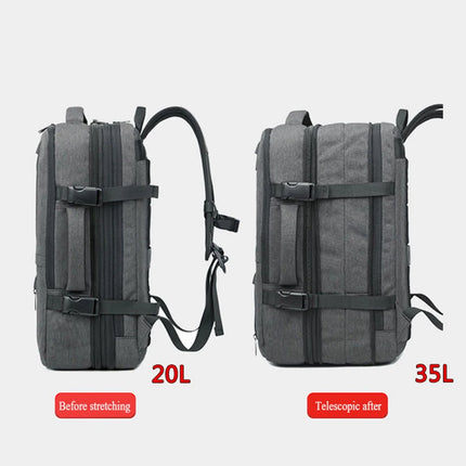 Large Capacity Travel Backpack Expandable 15.6 Inch Laptop Backpack for Man Waterproof Business Bag Male Mochila New