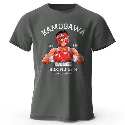 KBG Hajime No Ippo Printed Pure Cotton Vintage GYM Men's T-Shirt For Men Women Tops