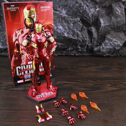 ZD Toys Marvel Iron Man MK46 MK45 MK1 MK2 MK3 MK4 MK5 MK6 MK7 MK33 MK17 7" Movie Action Figure Iron Mark 1 2 3 4 5 6 7 Legends