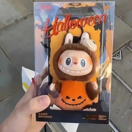 1:1 Cute High Quality Labubu The Monsters Box Toys Cardiac Macarone Kawaii Guess Bag Figure Model Bag Keychain Halloween Gifts