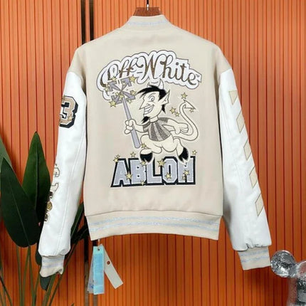 Fashion Embroidered Varsity Jacket Men Streetwear Bomber Jacket Baseball Coat Streetwear Men Clothing Oversized Coats