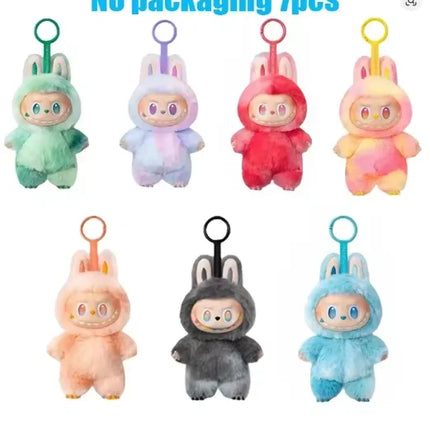 BANDAI/Labub# V3/ In stock Macaron 3rd Gen Vinyl Doll Keychain Pendant Collectible Toy Gift for Adults Kids High Energy Series