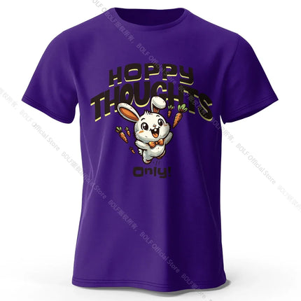 100% Cotton Kawaii Animal Graphic Tee - Delicate Hand-drawn Illustration with Breathable Fabric All Day Comfort