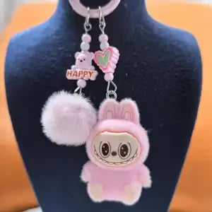 2025 New Keychain Kawaii Accessories Car Pendant Three-Dimensional Creative Diy Resin Heart Bag Accessories Desktop Ornaments