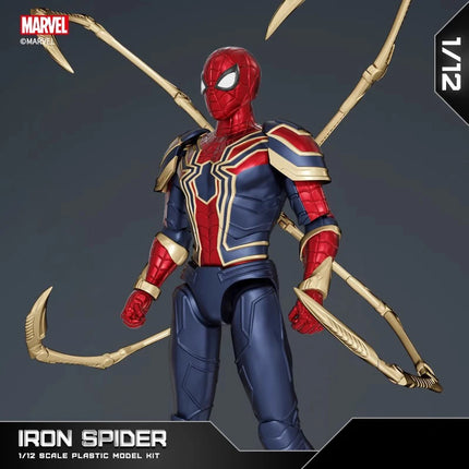 New Fondjoy Iron Man MK50 Hulk Spider-Man Thanos 1/12 Assembled Model Action Figures Collect Ornaments Boy Toy Birthday Gifts