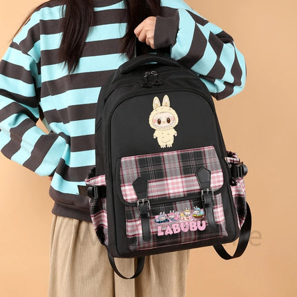 Cartoon Cute Printed Backpack Children Kid Boy Girl Schoolbag Women Large Capacity Waterproof Travel Bag Birthday Gift Mochila