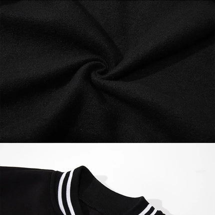 Capital Letter R Print Men Baseball Uniforms High Street Jackets Casual S-5Xl Preppy Style Motion Clothes & Accessories