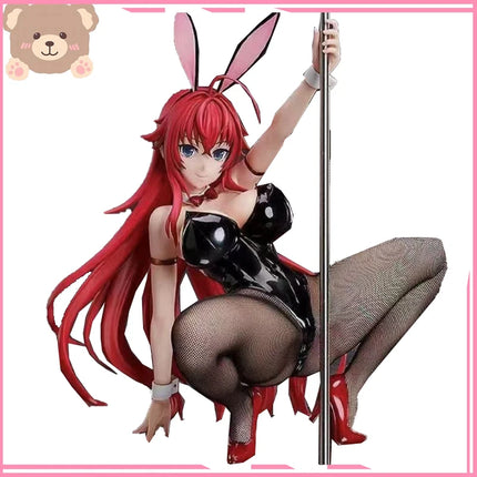 B-style Bunny 1/4  Lias FREEing High School D×D HERO Rias Gremory Pole Anime PVC Action Figure Toy Game Collectible Model Doll