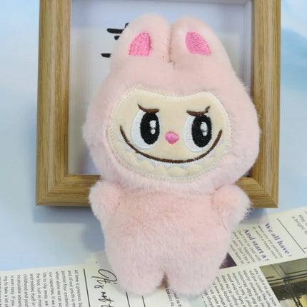 LABUBU New Monster Plush Key Chain Bag Decoration Accessories Plush Doll Bag Pendant Decoration Keychain Women Girls Gifts