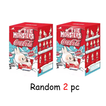 Labubu Original THE MONSTERS Labubu Doll Coca Cola Series Action Figure Mystery Box Labubu Blind Box Christmas Gift Kids Toys