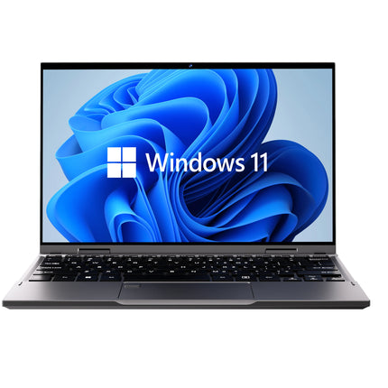 360 ° Flip OLED 2-in-1 Laptop 10.95-inch Touchscreen Intel N95 16GB DDR5 256GB-2TB SSD Windows 11 Ultra-Slim Aluminum Alloy Body