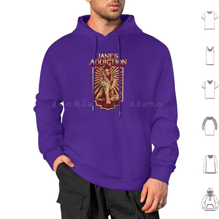 Janes Addiction Hoodie cotton Long Sleeve Crackerman Janes Addiction Janes Addiction Janes Addiction Sale Band Perry