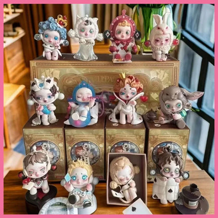 National Edition Bubble Marte Skullpanda Daily Wonderland Series Blind Box Trend Cute Tide Play No box no card Decoration Gift