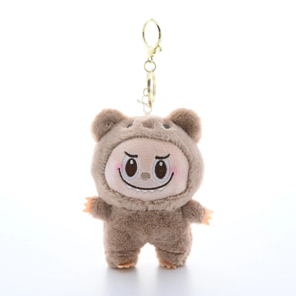 LABUBU New Monster Plush Key Chain Bag Decoration Accessories Plush Doll Bag Pendant Decoration Keychain Women Girls Gifts
