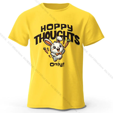 100% Cotton Kawaii Animal Graphic Tee - Delicate Hand-drawn Illustration with Breathable Fabric All Day Comfort