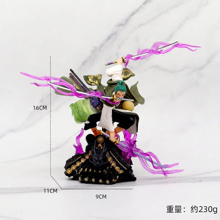 One Piece Handmade Model Anime Figure Character Series Surrounding Decorative Ornaments Roronoa Zoro Toy