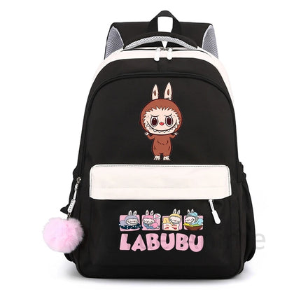 Cute Cartoon Printed Backpack Student Kid Schoolbag Women Large Capacity Waterproof Bookbag Kid Birthday Gift Travel Bag Mochila
