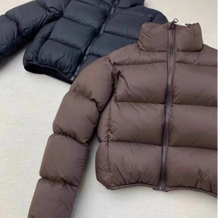 Ladies Fashion Winter Coats Girls Puffer Jacket Woman Casual Warm Outerwear Jackets Female Contrasting Colors Clothes VAJ609