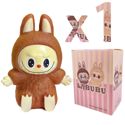 Glowing Night Light labufufu - Cute Glowing Anime Bedside Lamp, Kids Room Decor Mood Lighting,Children's Gift