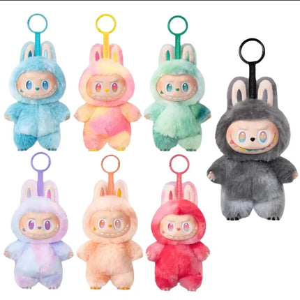 High Quality Cute For Labubu Monsters The Blind Box Toys Cardiac Macarone Kawai Guess Bag Figure Model Kids Gift Replica Goods