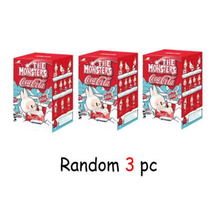 Labubu Original THE MONSTERS Labubu Doll Coca Cola Series Action Figure Mystery Box Labubu Blind Box Christmas Gift Kids Toys
